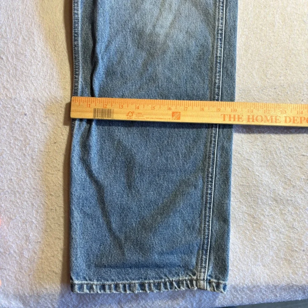 Vintage‎ Y2K Ecko Unltd Mens Denim Jeans 34x32 Loose Fit Carpenter Style Light